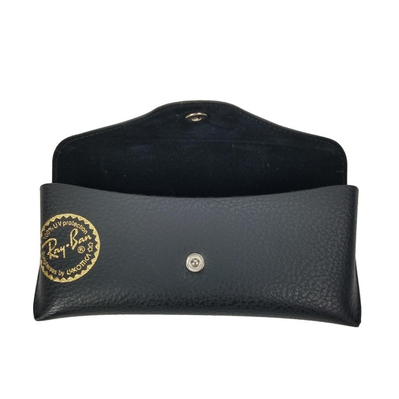 Ray-Ban Aviator Sunglasses Eye Glasses Black Case - Picture 4 of 5